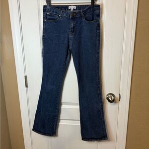 Kendall & Kylie Dark Blue Flare Jeans